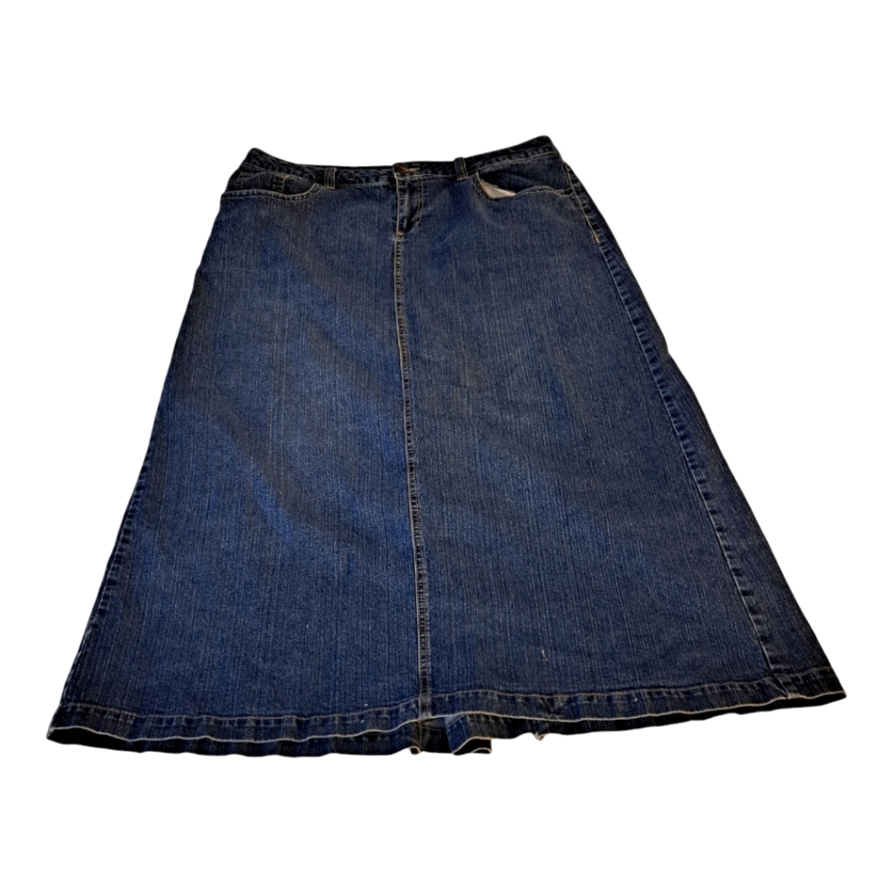 Vintage SWAK Jeans Denim Skirt
